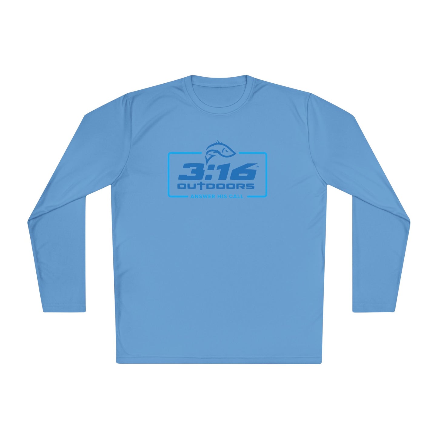 3:16 Answer His Call Fishing Performance Long Sleeve Tee