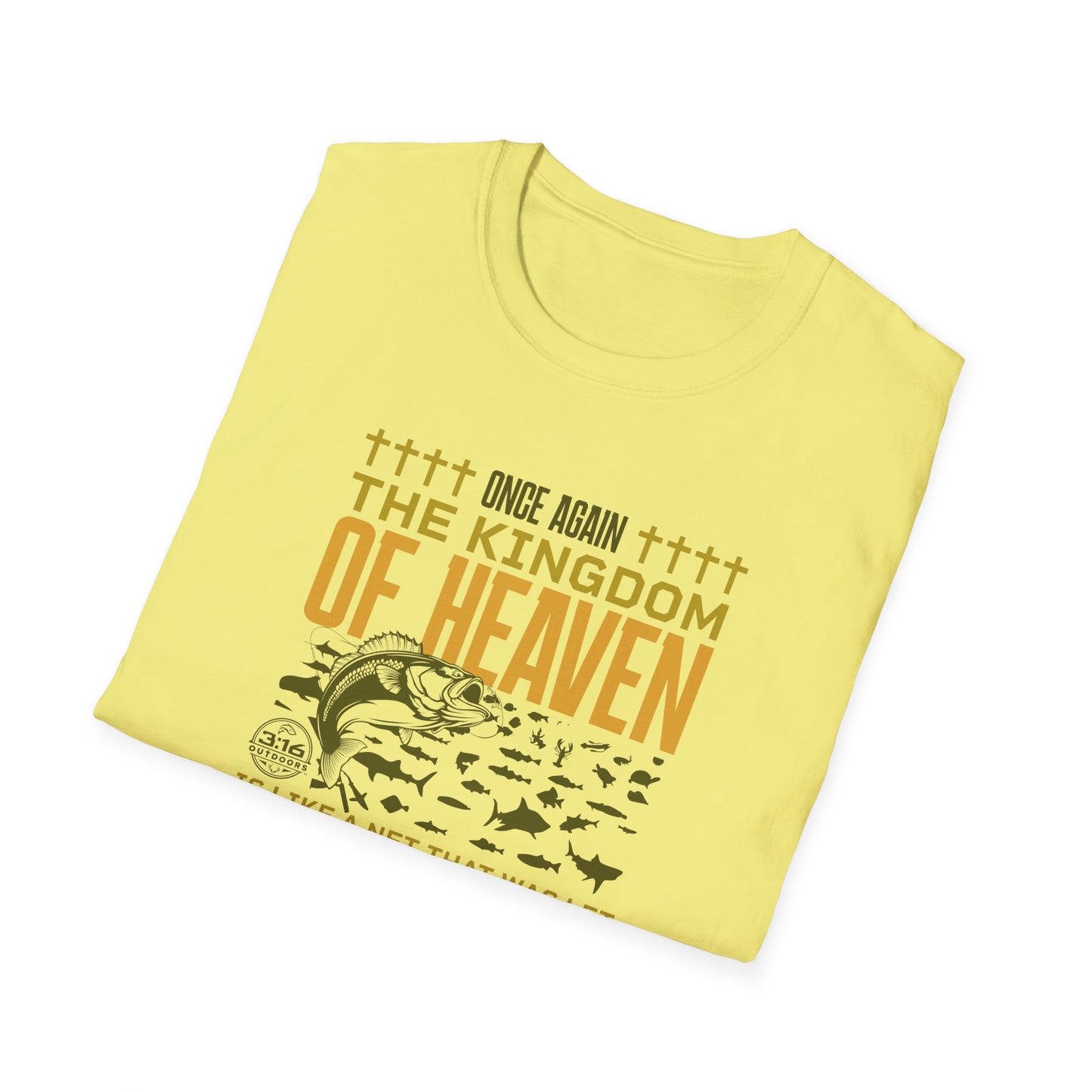 Kingdom of Heaven - All Kinds of Fish Graphic Tee, Christian Apparel