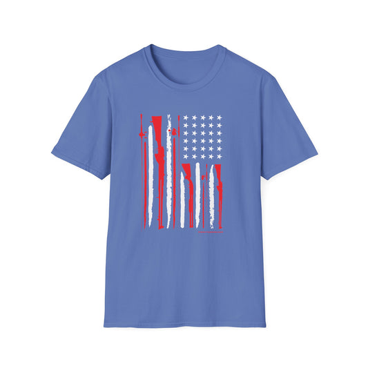 Patriotic USA Hunting and Fishing T-Shirt