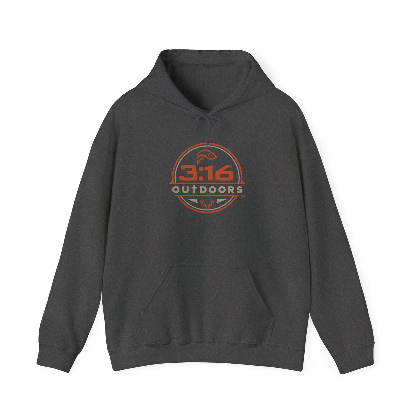 316 Round Logo Christian Motivational Hoodie