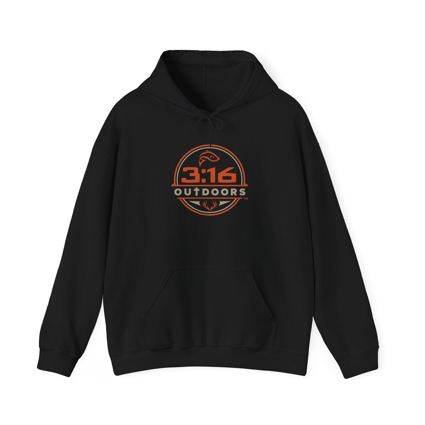 316 Round Logo Christian Motivational Hoodie