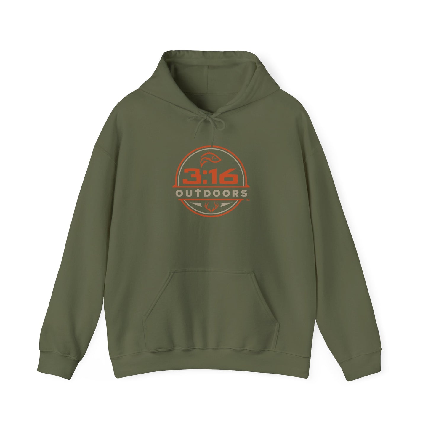 316 Round Logo Christian Motivational Hoodie