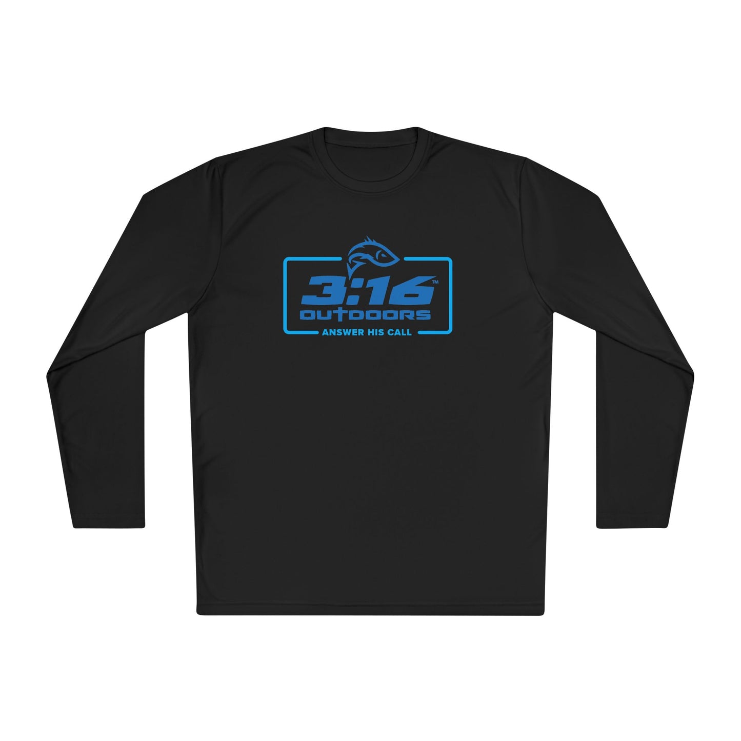 3:16 Answer His Call Fishing Performance Long Sleeve Tee
