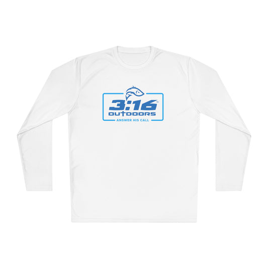 3:16 Answer His Call Fishing Performance Long Sleeve Tee