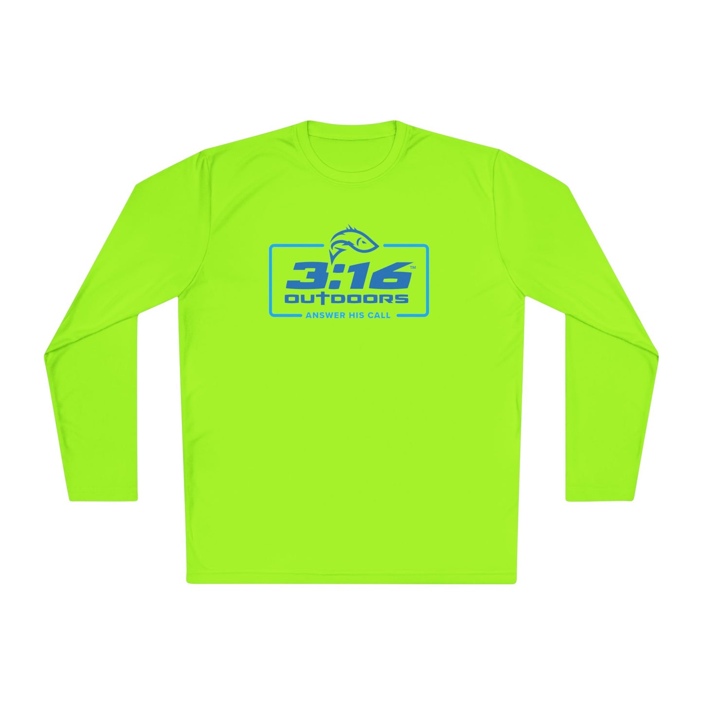 3:16 Answer His Call Fishing Performance Long Sleeve Tee