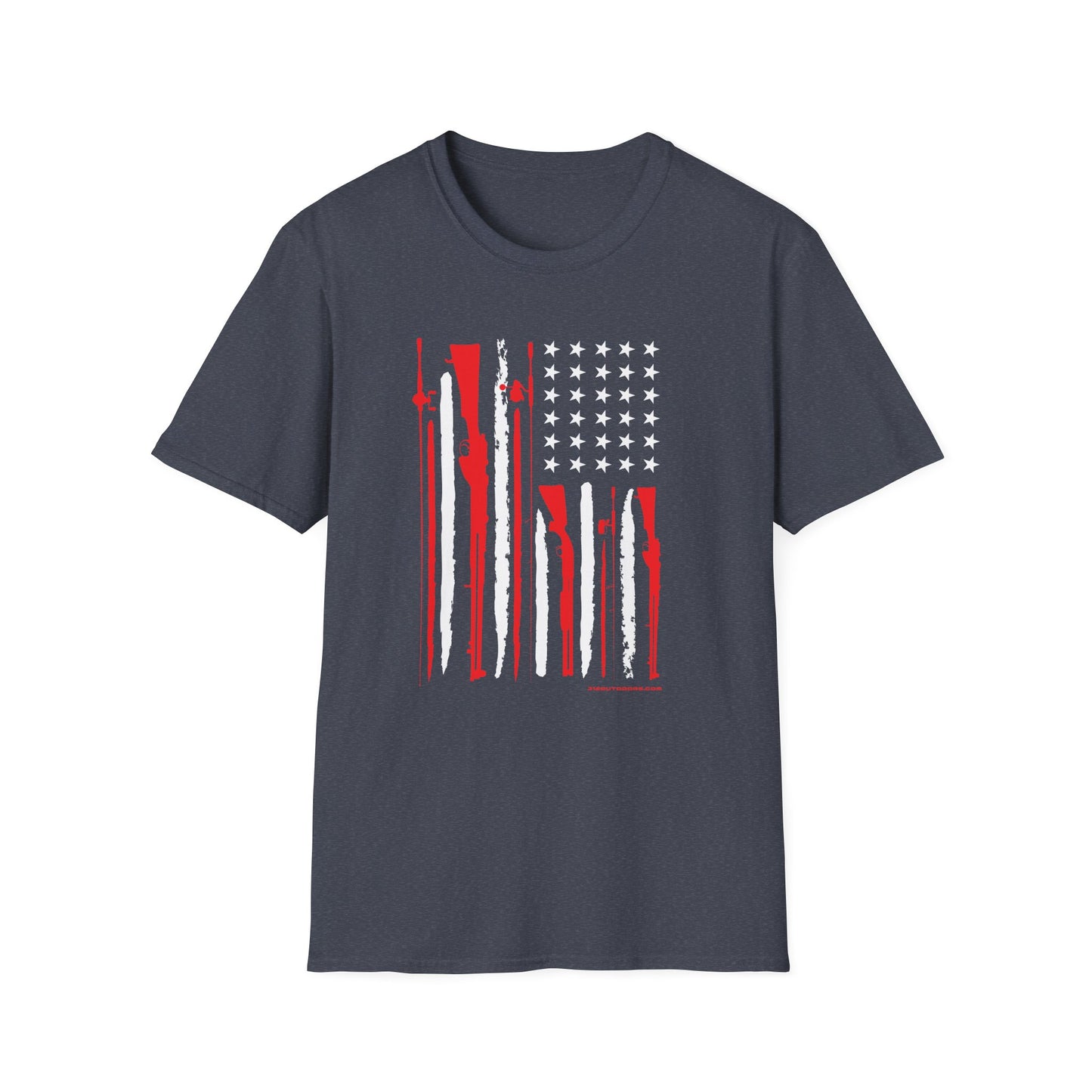 Patriotic USA Hunting and Fishing T-Shirt